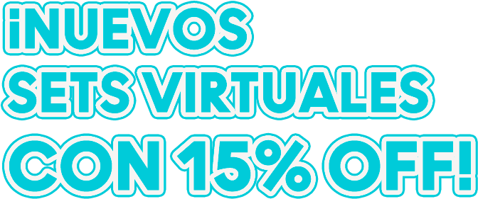 ¡nuevos sets virtuales
con beneficios especiales!